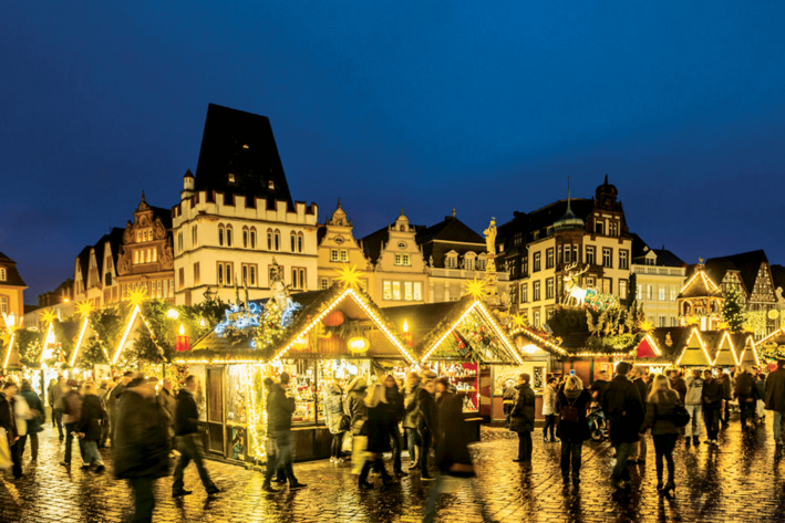 Weihnachtsmarkt in Trier. Foto: Rheinland-Pfalz Tourismus GmbH/Dominik Ketz