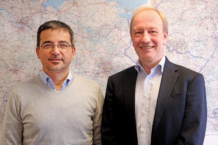 Geschäftsführer Rami Ismael (l.) und Matthias Stümcke (r.). Foto: Florian Lang.